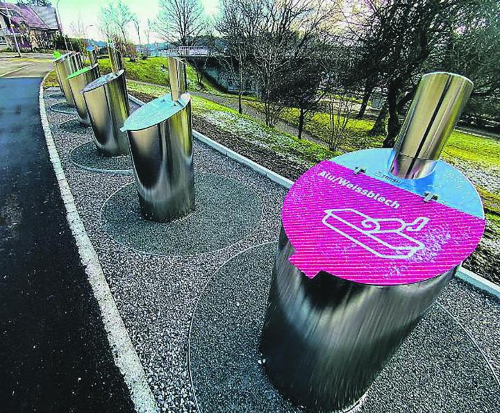 Können auch ausserhalb des Sammeltages benutzt werden: Unterflurcontainer an der Stutzstrasse in Neu-Elgg. Archivbild: EAZ