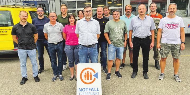 Die Schulung der Gemeindeverantwortlichen für die Notfalltreffpunkte fand in zwei Tranchen in der Zivilschutzbasis Lenzbühl in Gloten statt. Bild: Peter Mesmer