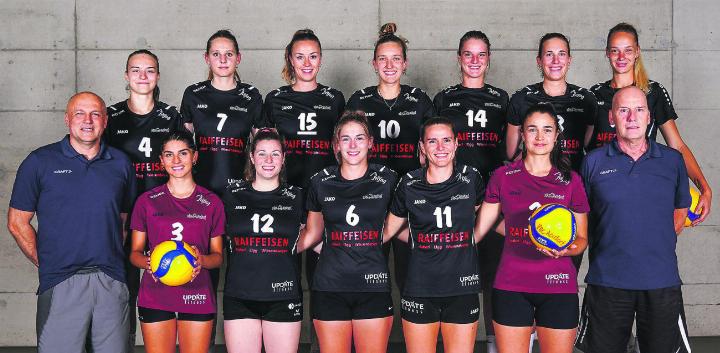 Das Nationalliga-B-Team von Volley Aadorf. Bild: zvg