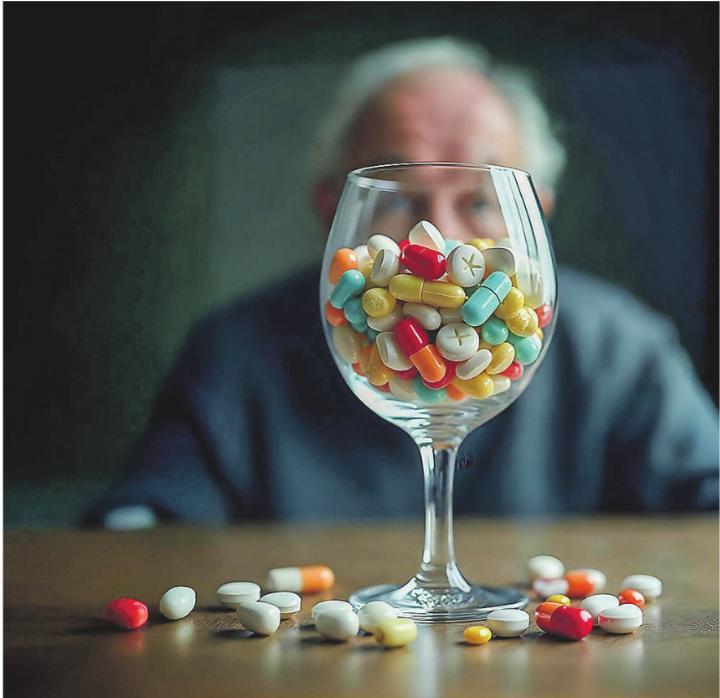 Sucht ist auch im Alter ein Thema. Bild: Pro Senectute