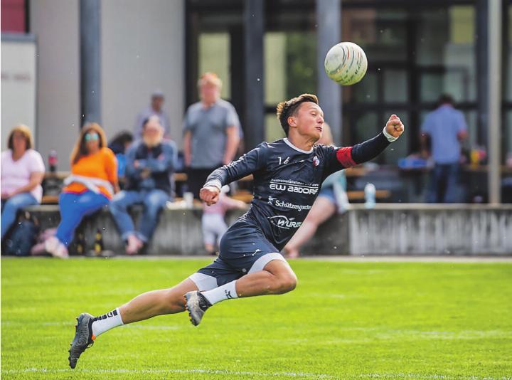 Elgg-Ettenhausen ist nach zwei Spieltagen an der Spitze dabei und will am Samstag in Elgg weitere Punkte sammeln. Bild: Elias Beck, Swiss Faustball