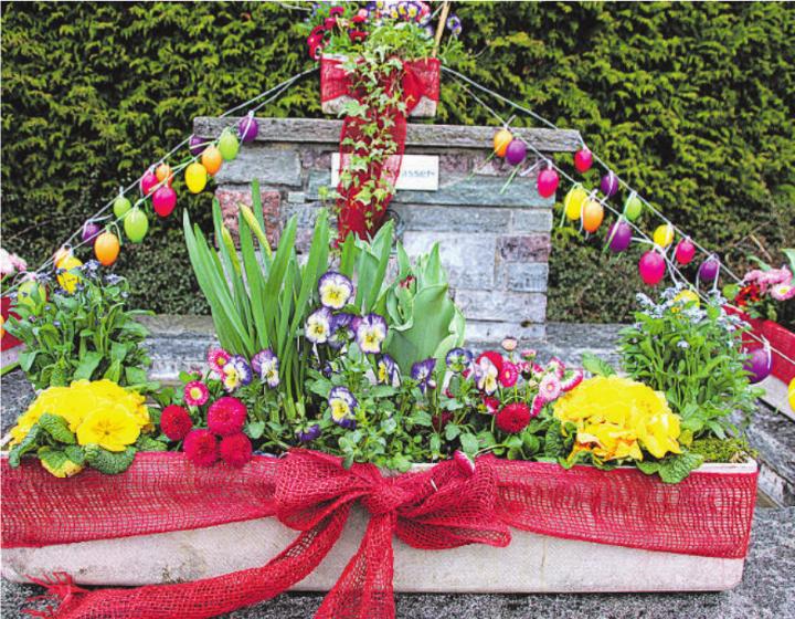 Farbenfroh und mit viel Liebe geschmückt. Bild: Brigitte Kunz-Kägi