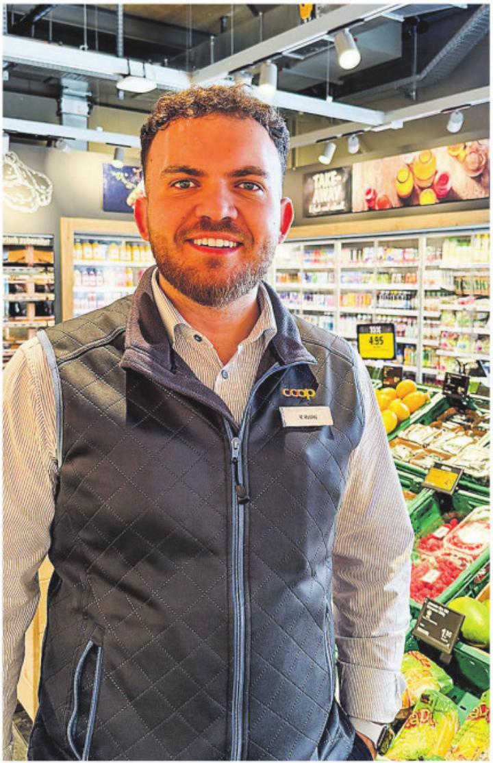 Valon Halilaj leitet seit dem 1. September als Geschäftsführer den Coop Elgg. Bild: zVg