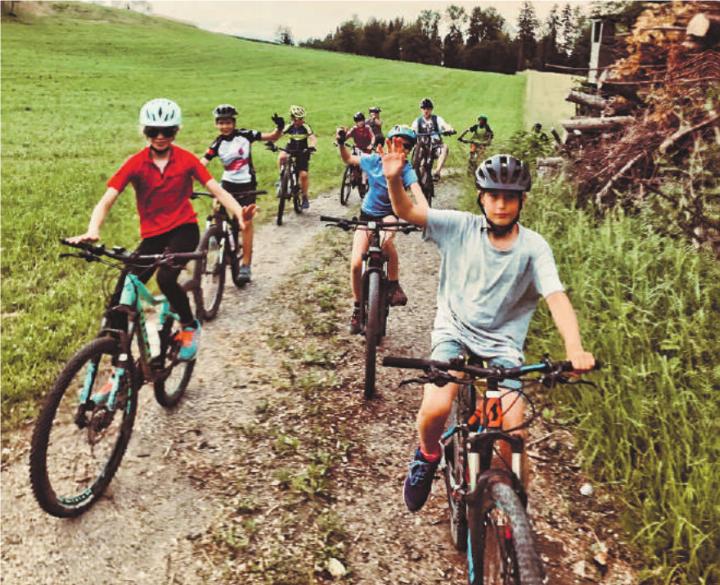 Der Spass am Radfahren steht im Vordergrund. Bild: Josia Kolb