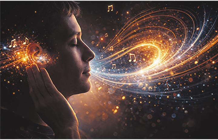 Augen schliessen, Klang erleben: «LEBENSKLANG» entführt sein Publikum auf eine Reise durch Fantasie und Emotion. Bild: zVg