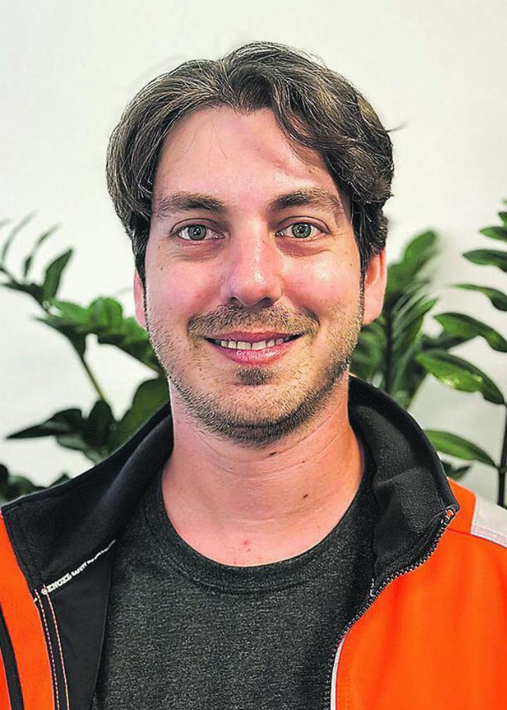 Andreas Schwarz ist neuer Mitarbeiter Wasserversorgung und Abwasserentsorgung. Bild: zVg