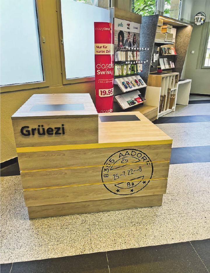 Der Umbau der Postfiliale Aadorf ist vollendet. Bild: zvg