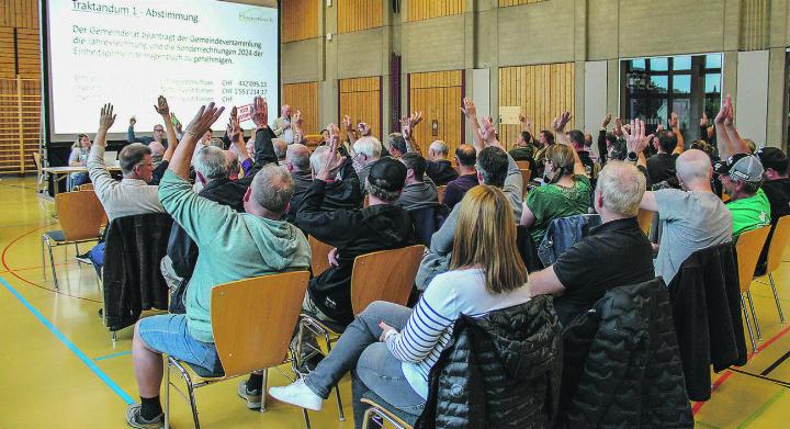Die Jahresrechnung 2024 wurde einstimmig genehmigt.