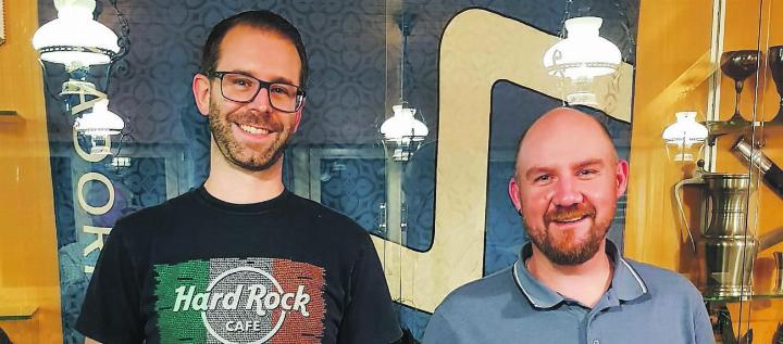 Die Sieger der beiden Jahreswertungen: Philipp Brändle (links) und Christian Nützi. Bild: zVg