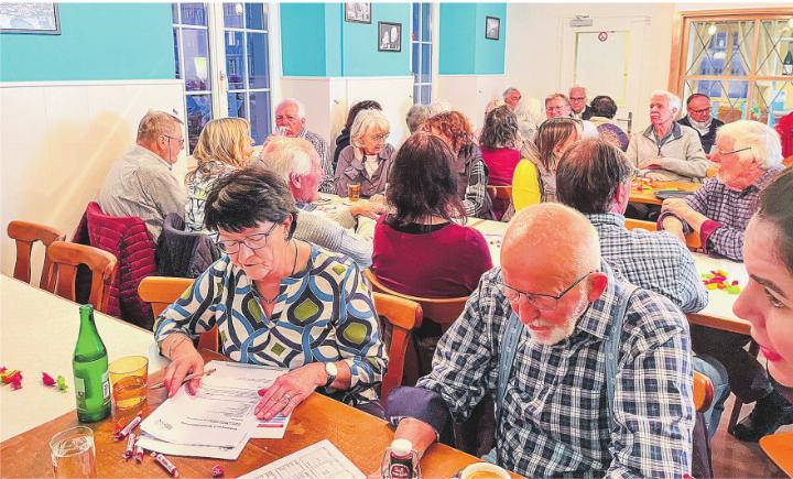 Die Mitglieder des Dorfvereins nahmen zahlreich an der Mitgliederversammlung teil.