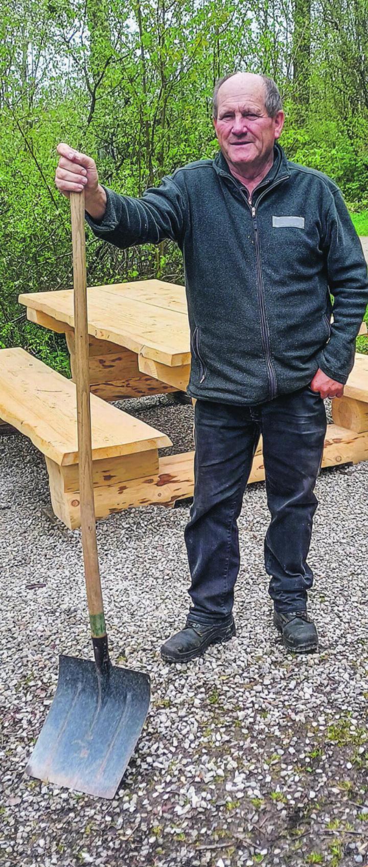 Martin Baumgartner ist der neue Hüttenwart rund um den Eisweiher