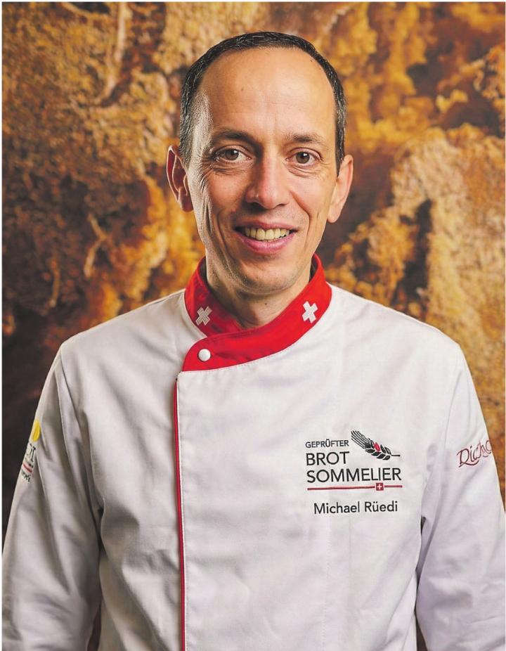 Michael Rüedi, Brotsommelier und Geschäftsführer der Café-Konditorei Rüedi AG, gehört zu den ersten Absolventen der Schweizer Brotsommelier-Ausbildung. Bild: zVg