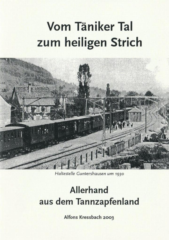 Das Titelblatt der Geschichtensammlung von Alfons Kressbach. Bild: Albert Büchi