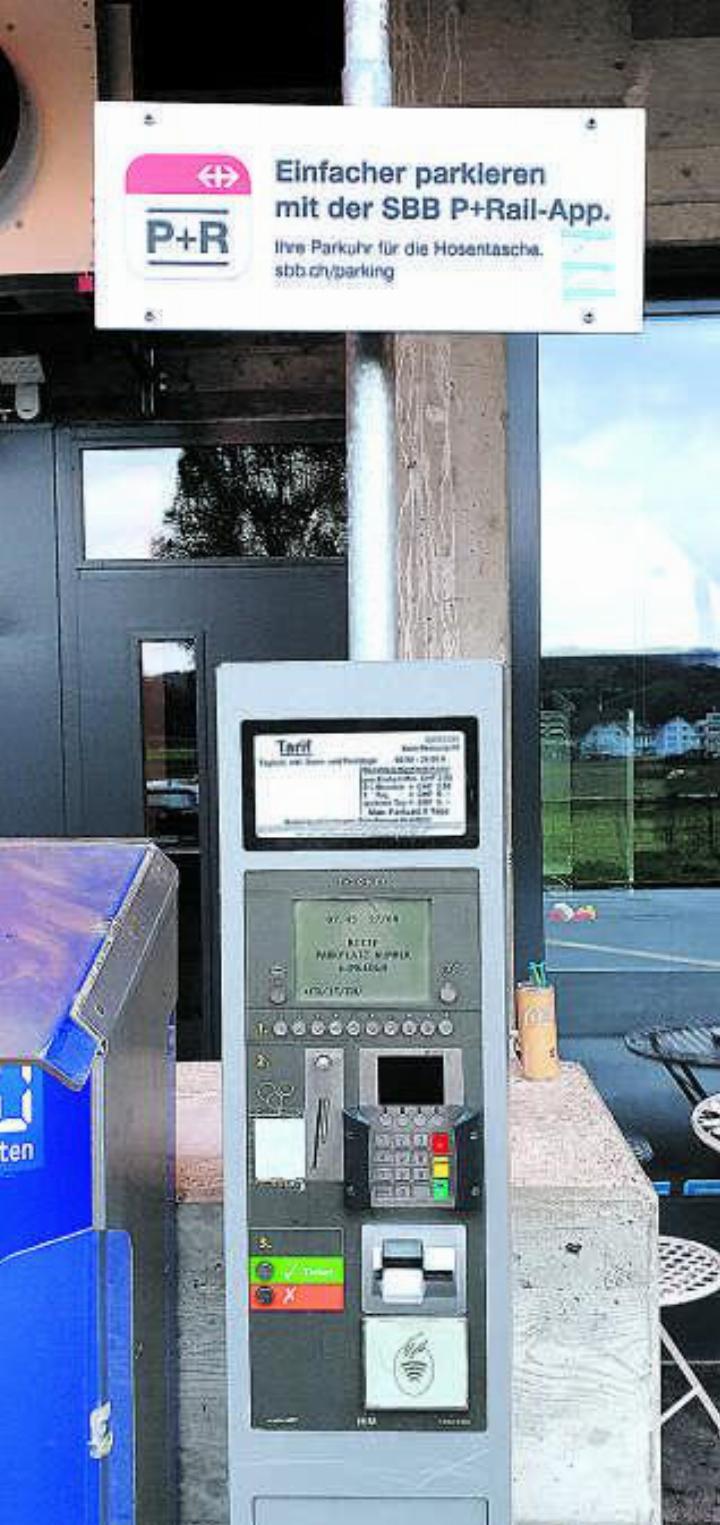 Parkuhr Bahnhof Elgg: Bald ist die Zeit für sie abgelaufen. Bild: René Fischer