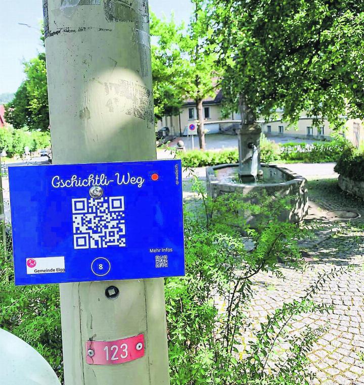 QR-Code scannen und Geschichten hören: Da gehen auch Kinder gerne spazieren. Archivbild: EAZ