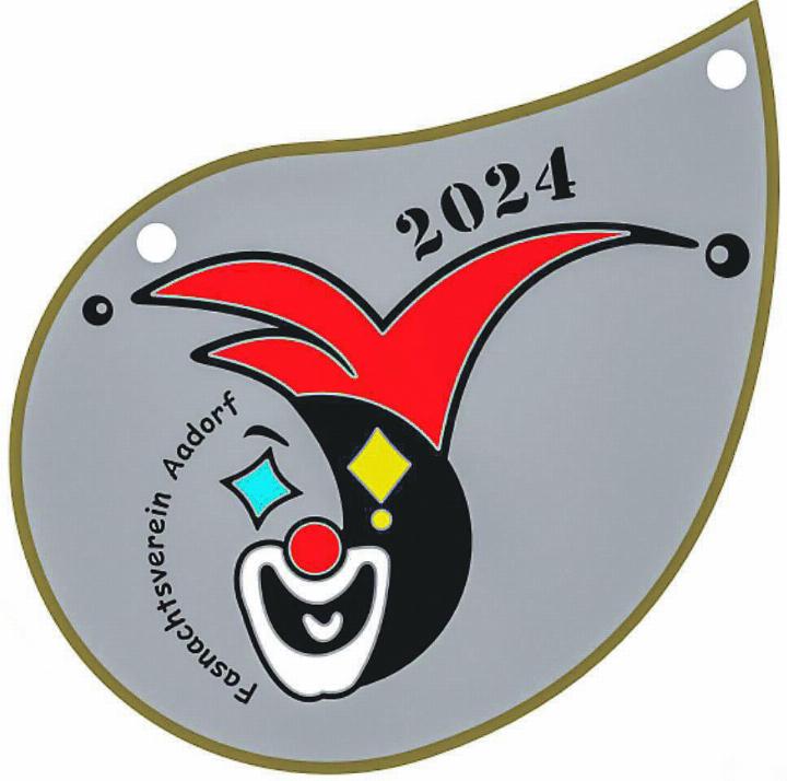 Die neue Aadorfer Fasnachtsplakette.