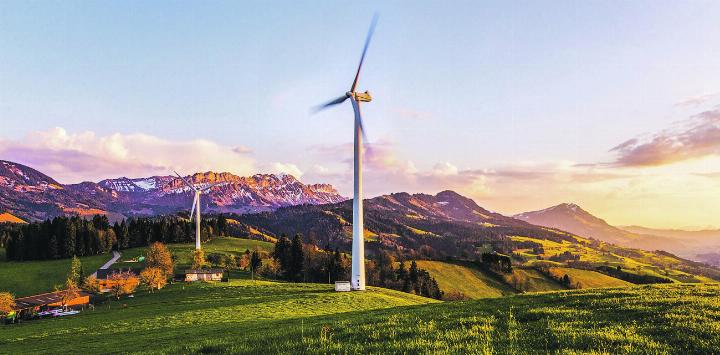 Therese Schläpfer fordert für Windräder in der Gemeinde Hagenbuch einen Mindestabstand von 700 Metern zu besiedeltem Gebiet. Symbolbild: pixabay.com