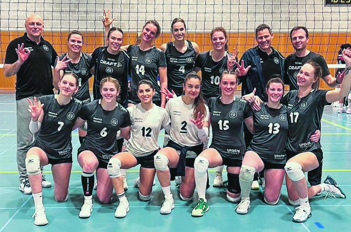 Das Siegerteam gewann 3:0 gegen den VBC Züri Unterland. Bild: zVg