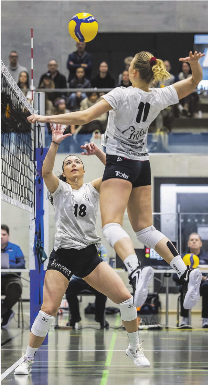Volley Aadorf verlor gegen VBC Servette Star-Onex. Bild: zVg