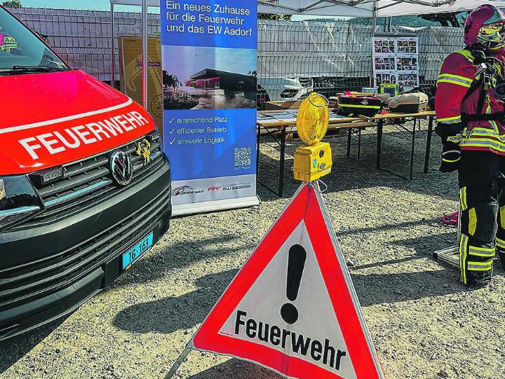 Am Tag der offenen Tür bei Feuerwehr und EW soll das Publikum erfahren, weshalb sie einen Neubau brauchen. Bild: zVg