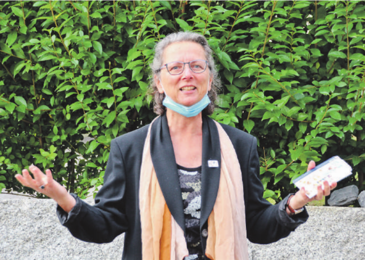 Baukommissionspräsidentin Sandra Gansner Lienau. Bilder: Brigitte Kunz-Kägi
