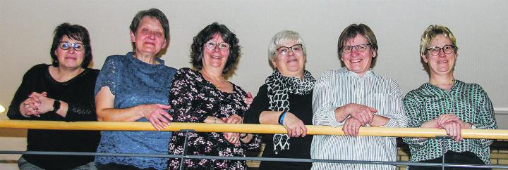 Der aktuelle Vorstand der katholischen Frauengemeinschaft Aadorf: Sandra Sax, Iwona Frei, Anita Mazenauer, Theres Spiranelli, Brigitte Brunner und Sandra Sidoli (von links). Bild: zVg