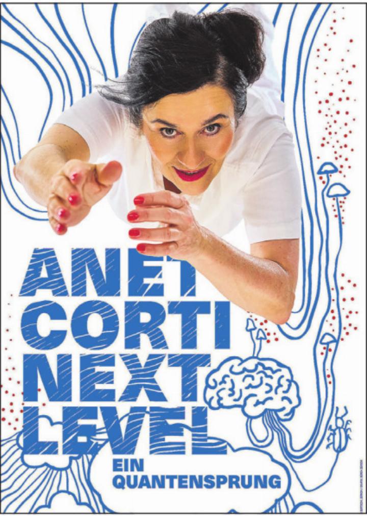 Anet Corti gastiert am 28. November im GONG und wagt den Sprung – mitten ins Chaos der Welt und ihrer eigenen Geschichte. Bild: zVg