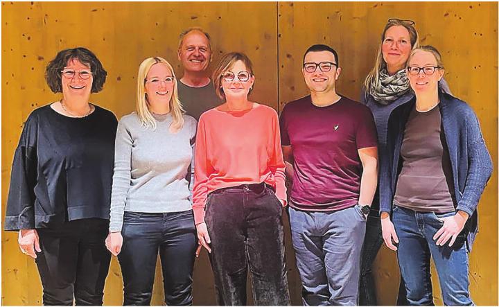 Der neue Vorstand der Musikgesellschaft Aadorf.