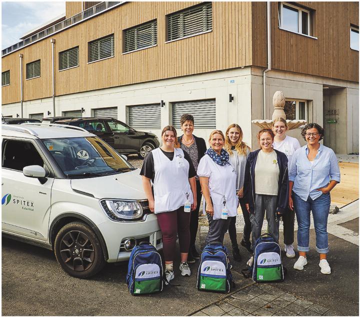 Im neuen Gewerbehaus zur Walze an der Obermühle fühlt sich das Spitexteam Elgg sehr wohl. Bild: Dominik Reichen