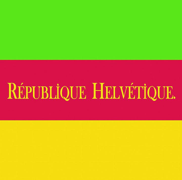 Flagge der Helvetischen Republik (1798-1803). Bild: zvg