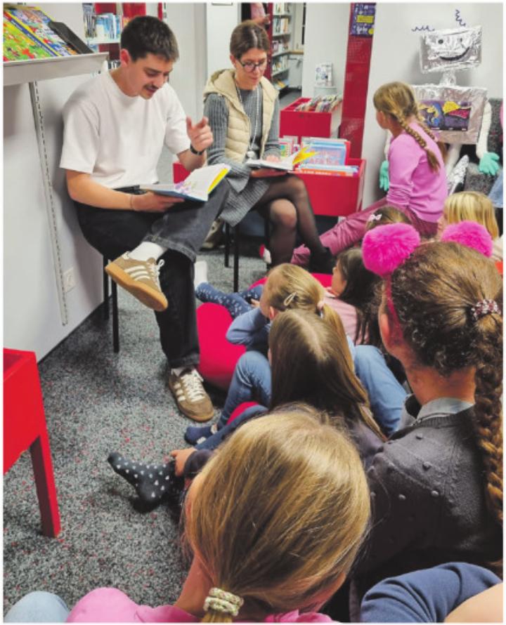 Die Lesestadt Aadorf lud die Schüler und Schülerinnen der 3. und 4. Klasse zur Lesenacht vom 14. November 2025 ein. Bild: zVg
