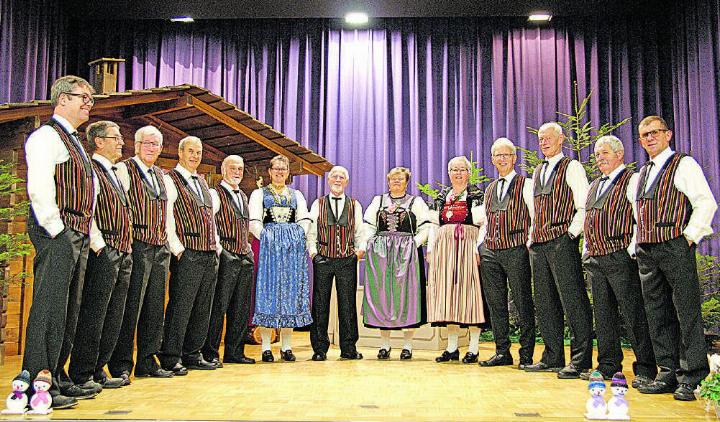 Archivbild: EAZ Das Jodler-Doppelquartett in der Zusammensetzung 2019, gekleidet in der Zürcher Männertracht.