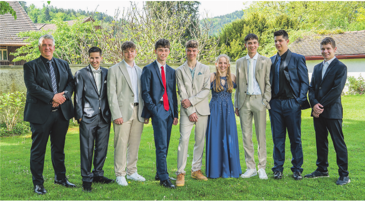 Die Konfirmandenklasse Elgg gestaltete eine persönliche Konfirmationsfeier zum Thema «Glücklichsein». Bild: Karin Kuhn-Nüesch, Fotokarin.ch