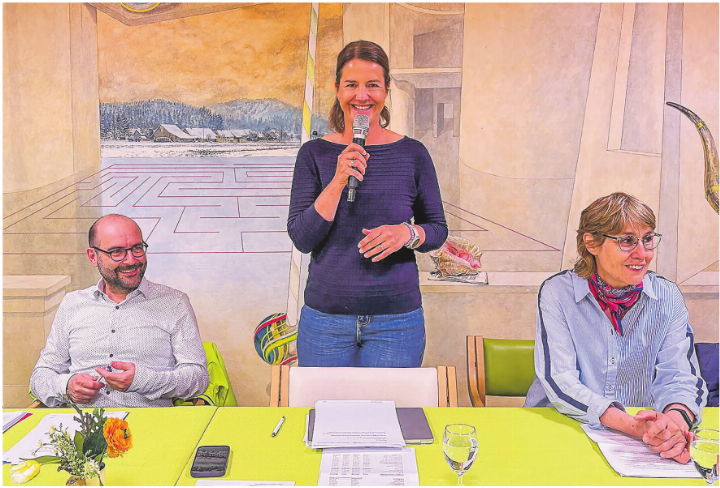 Meike Locher führte erstmals durch die GV der Genossenschaft Alterswohnungen Elgg.