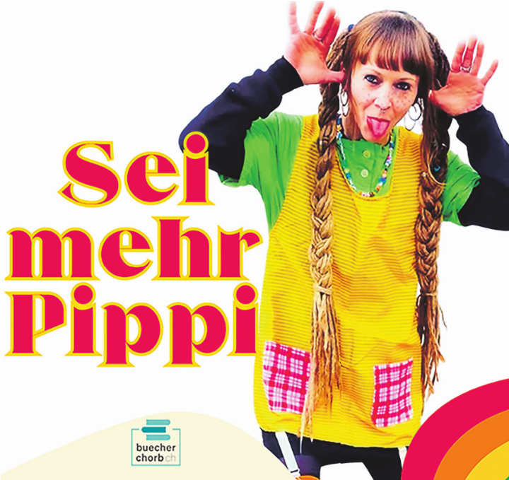 Pippi liest im buecherchorb.ch Aadorf Geschichten vor. Bild: zVg