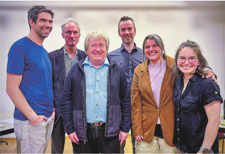 Der Vorstand von links: Martin Fäh, Bernhard Egg, Erich Wegmann, Fredy Helfenstein, Michèle Zwicky, Sonja Bisang. Bild: zVg