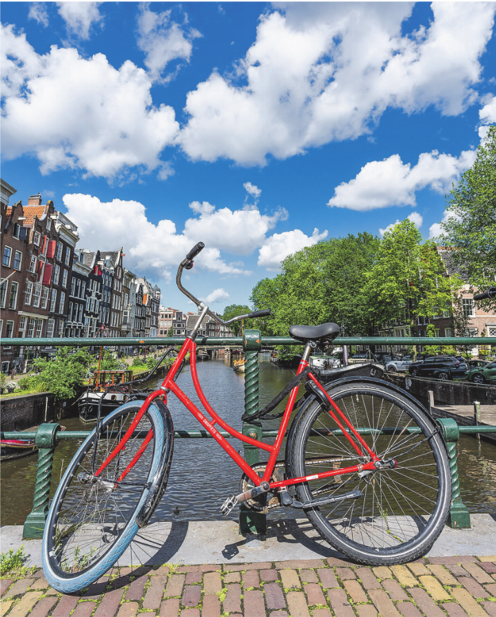 Velostadt Amsterdam Leserbild: Doris Kalberer, Bazenheid