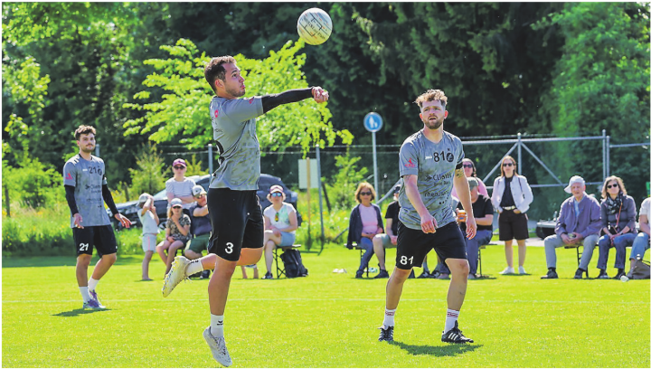 Widnaus Männer nähern sich den Final4-Plätzen an. Bild: Markéta Lang/Swiss Faustball