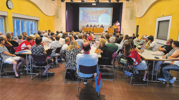 Volles Haus anlässlich der Generalversammlung, Bild: Andrej Blaser