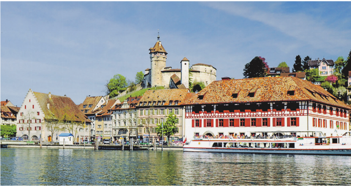 Die Hagenbucher Wandergruppe auf ihrer Juniwanderung von Diessenhofen nach Schaffhausen. Bild: Bodensee.eu