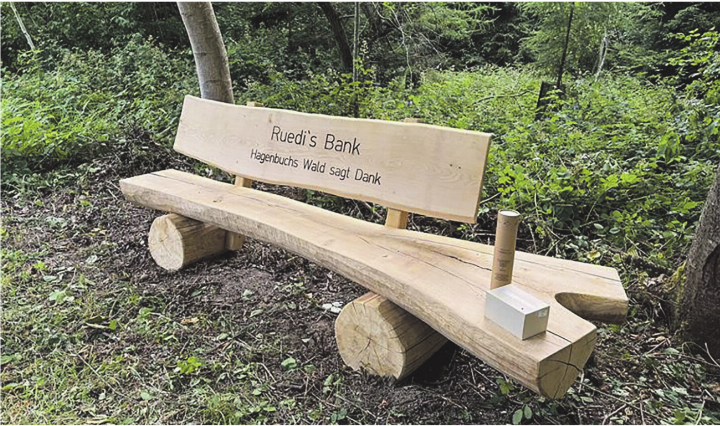 Ruedi Albrecht prägte den Hagenbucher Gemeindewald während rund 30 Jahren. Bild: zVg