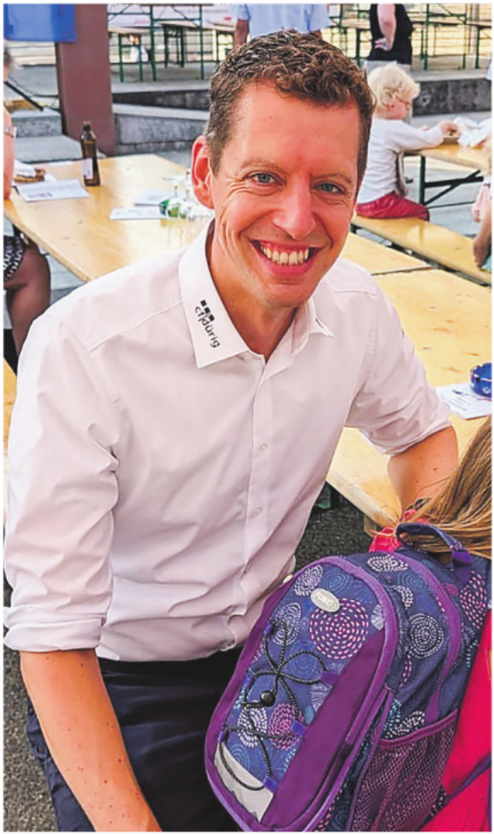 Festredner Christian Bannwart stellte das Miteinander in den Mittelpunkt. Bilder: Dieter Lang