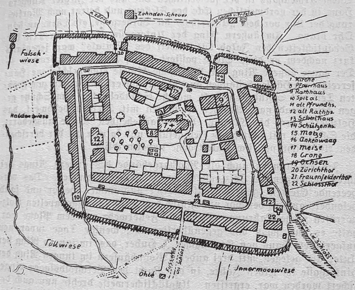 Elgg in alten Zeiten. Bild: zVg