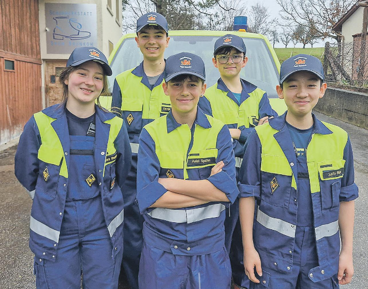 Die Jugendfeuerwehr Elgg ist für alles bereit.