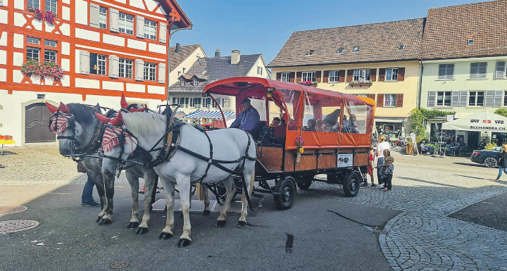Rösslikutsche am Michaelsmarkt in Elgg. Bild: zVg Rösslikutsche am Michaelsmarkt in Elgg. Bild: zVg