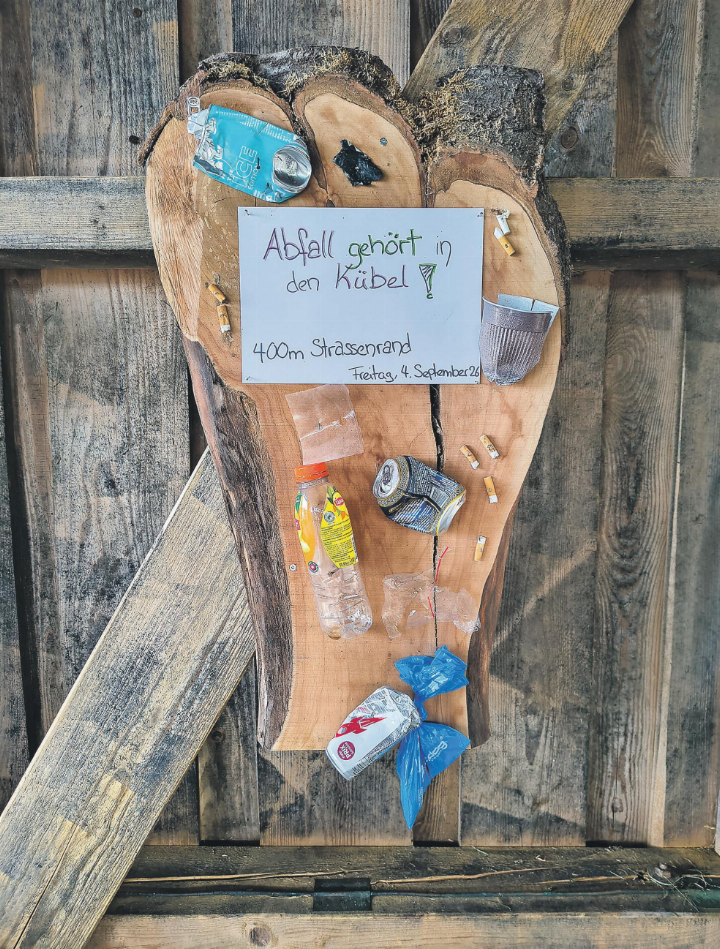 Gesehen bei «von puur zu puur» im Hohbühl. Leserbild: Irène Schweizer, Elgg