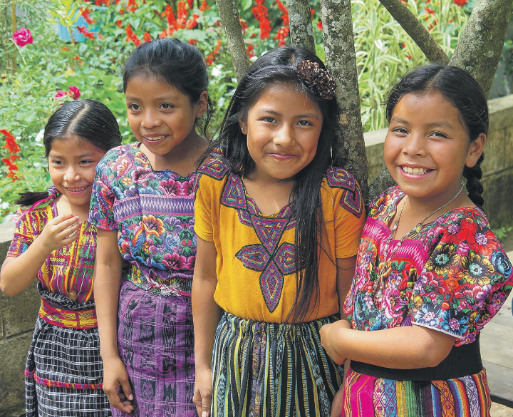 Glückliche Kinder in Guatemala.