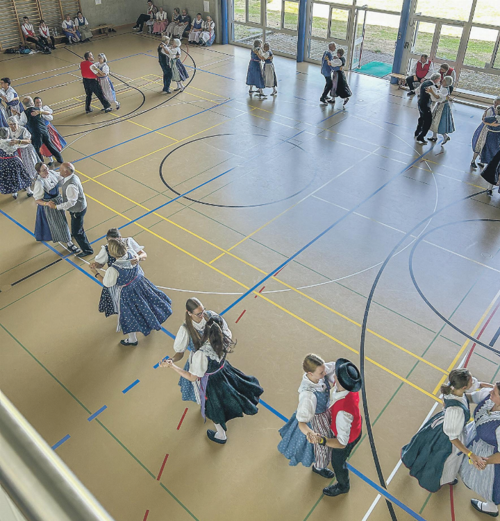 Gelungene Choreographien der Teilnehmenden.