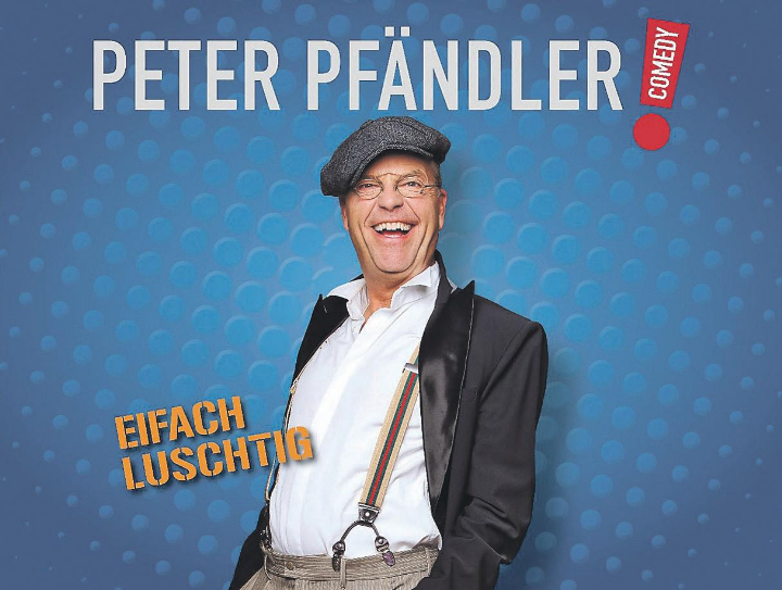 Peter Pfändler unterhält am Seniorennachmittag mit einer Comedyshow. Bild: zVg