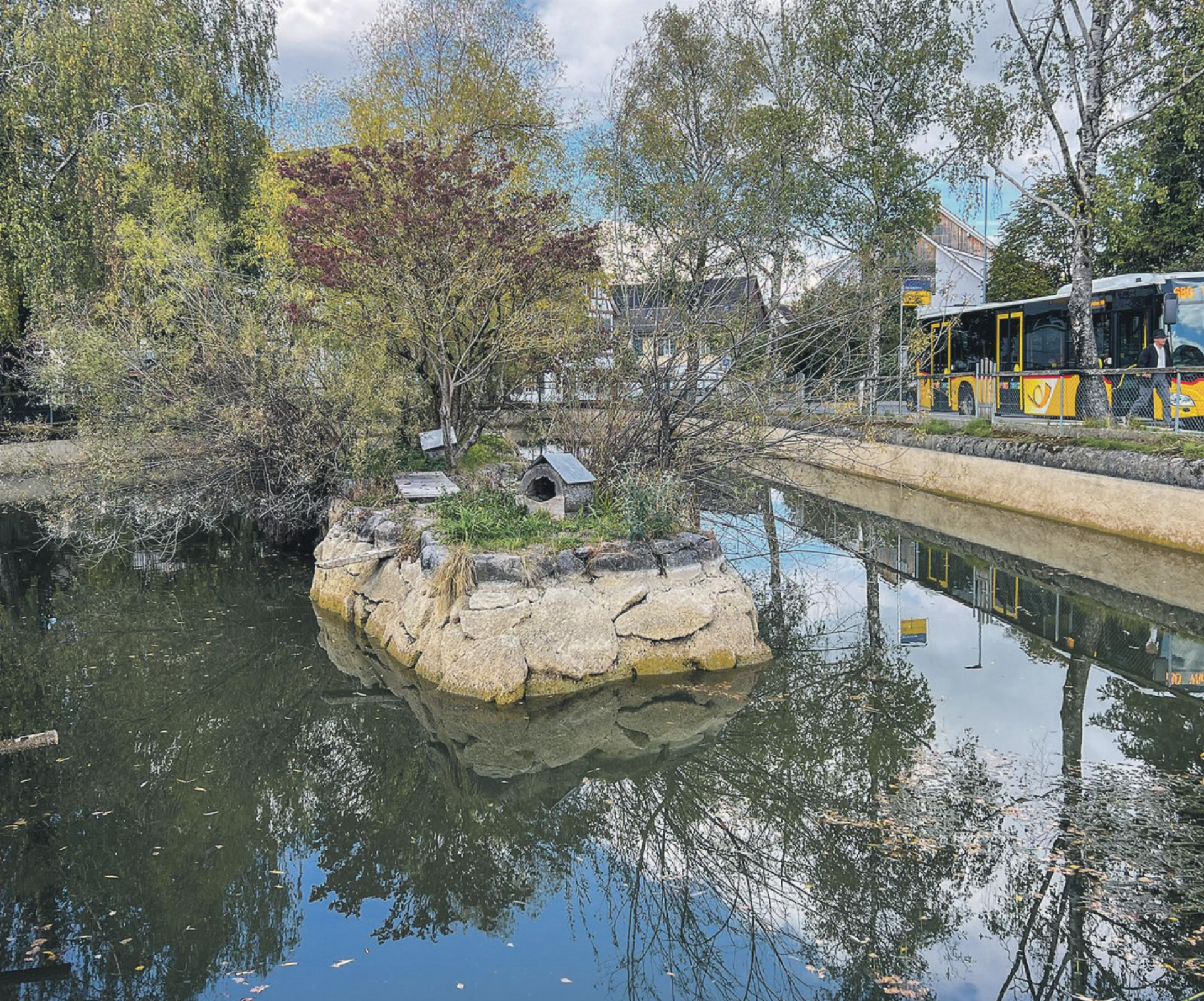 Tiefer Wasserstand im Torweiher - Das Bild wird blockiert. – Möglicherweise durch einen aktiven Adblocker.